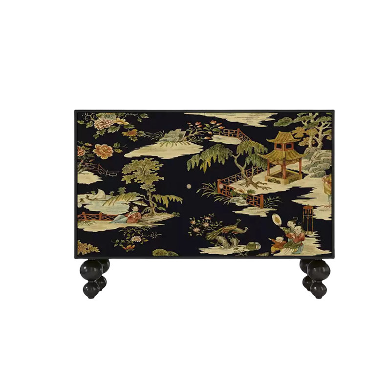 Accent Cabinet Entrance Cabinet Side Cabinet, Black