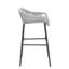 Tabouret de bar d'extérieur gris clair La Push, ensemble de 2-1717864486