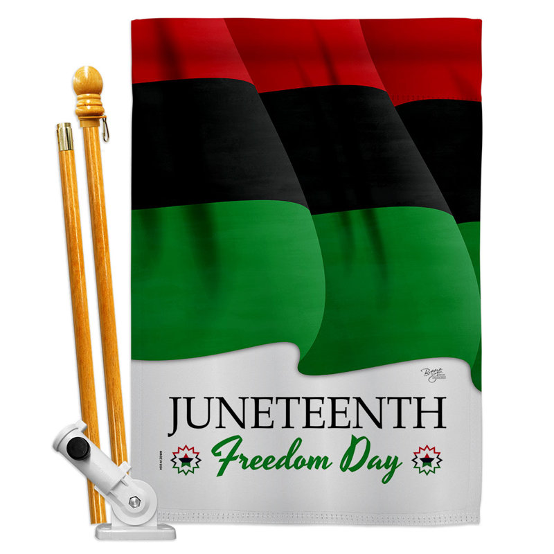 Ensemble de 2 drapeaux en polyester 40 x 28 po