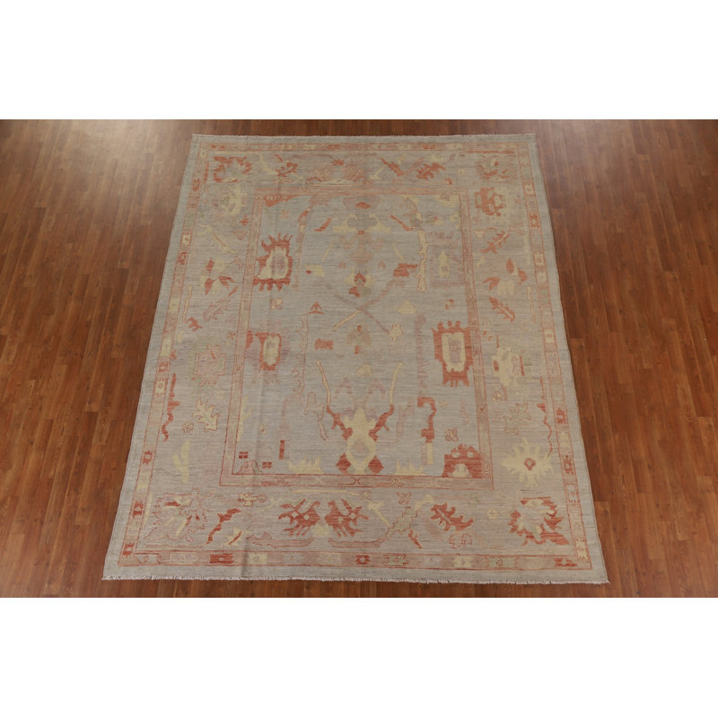 Vegetable Dye Oushak Turkish Area Rug 8x10