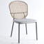 Chaise d'appoint Georgios en gris