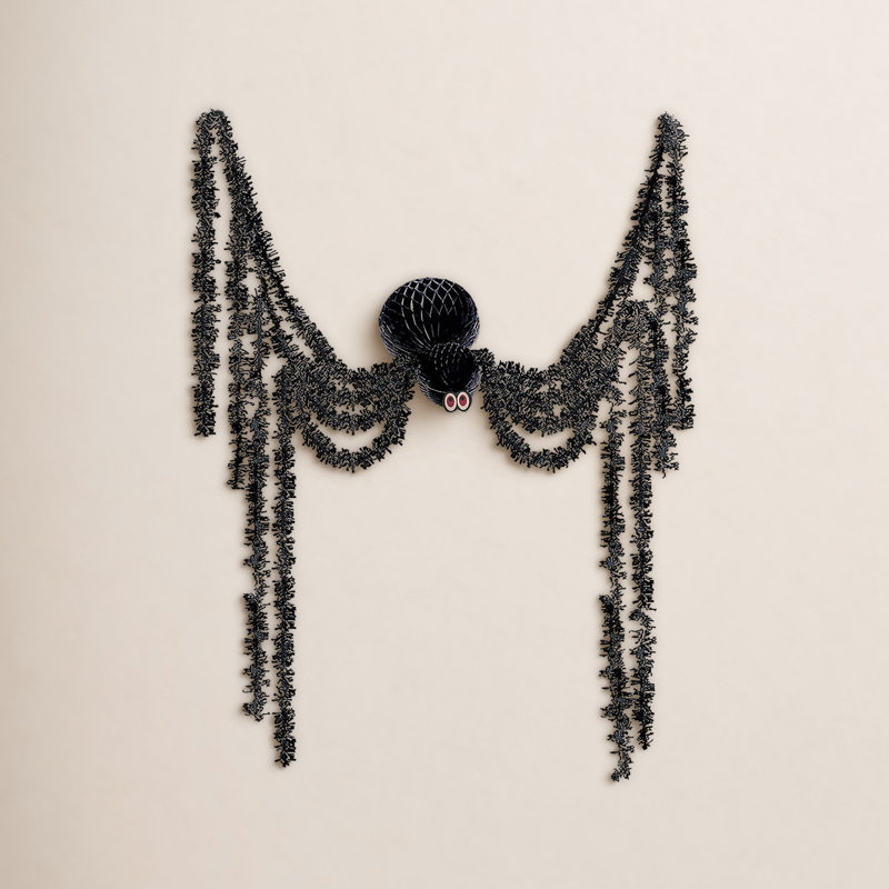 Très grande décoration de porte d'araignée XL
