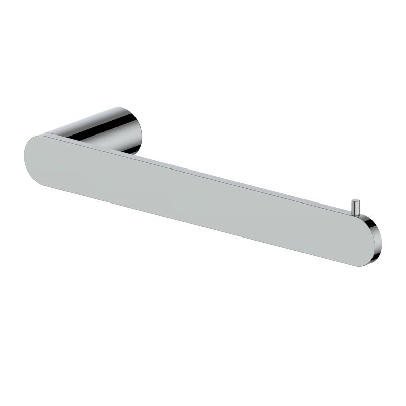 Crystal Bay 9.6" Wall Mounted Towel Bar, Chrome
