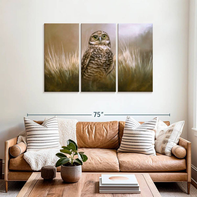 Brampt Owl Be Seeing You, 36" H x 57" W