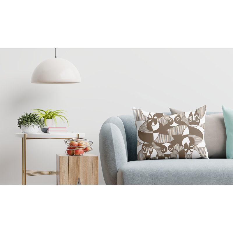 Housse de coussin d'extérieur et insert, Ombre