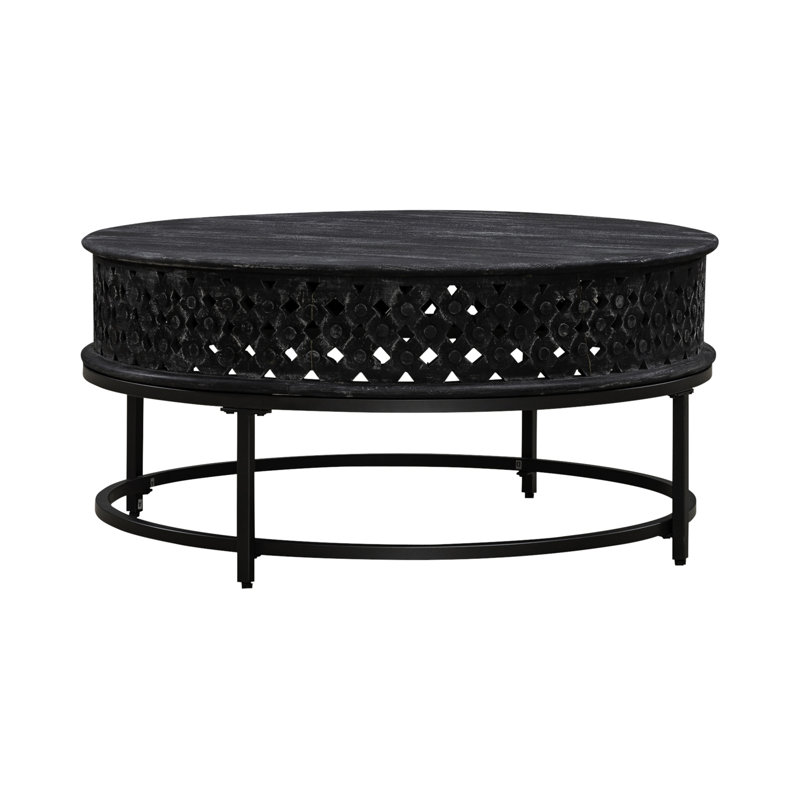 Oralene Accent Cocktail Table - Black