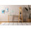 Lesvia 55'' W Rectangle Leaning/Ladder Bookshelf Desk