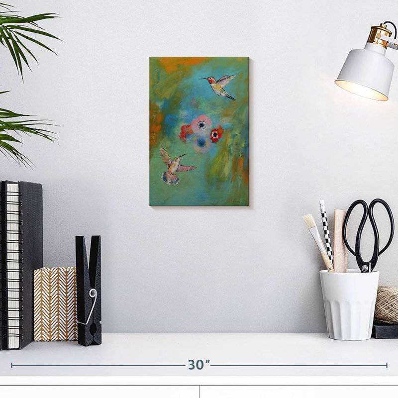 Brampt Hummingbirds, 12" H x 8" W