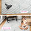 Tapis gris / bleu Beckstead-2087067582