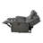2-piece Upholstered Reclining Sofa Set Grey
