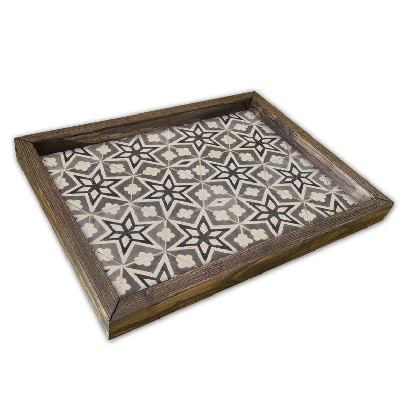Plateau de table basse Maratha, Géométrique 7