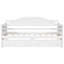 Lit de jour simple en bois avec 2 tiroirs et canapé, aucun sommier nécessaire, lit multifonctionnel peu encombrant pour la chambre ou le salon, blanc