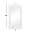 Miroir mural en bois blanc Acanthus