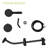 Multi Function Dual Shower Head - Shower System With 4.7" Rain Showerhead, 7-Function Hand Shower, Adjustable Slide Bar-118534842