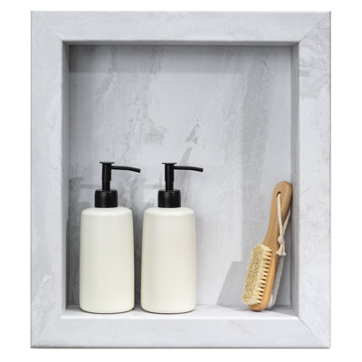 Niche de douche imperméable en vinyle 17,5 po x 15,5 po Palisade