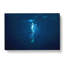 Deep Blue Diving In Abstract - Wrapped Canvas Print-55313677