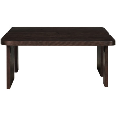 Minimalist Coffee Table, Rectangular Splicing Design, , Living Room, 25Lb Weight Capacity, Quick Installation Splicing, Space, Effortless To Assemble