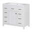 Ensemble de meuble-lavabo simple 36 po avec plateau en bois manufacturé Quercioli