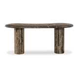 Ponce Desk-Rocky Brown Marble