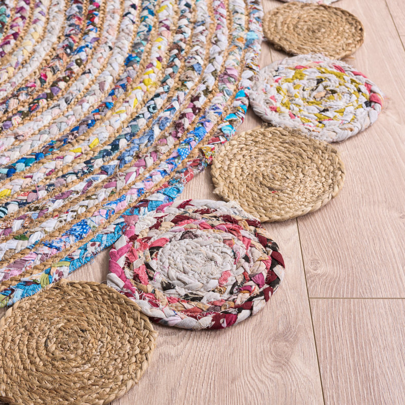 Rubenstein Hand Woven Jute, Cotton Abstract Rug, null