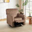 Fauteuil inclinable pivotant en velours de 29,9 po de largeur-943646230