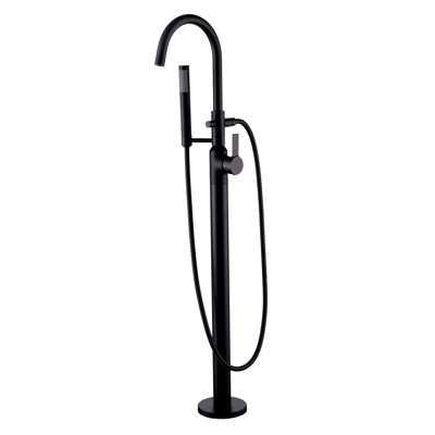 Robinet de baignoire autoportant monocommande à fixation au sol