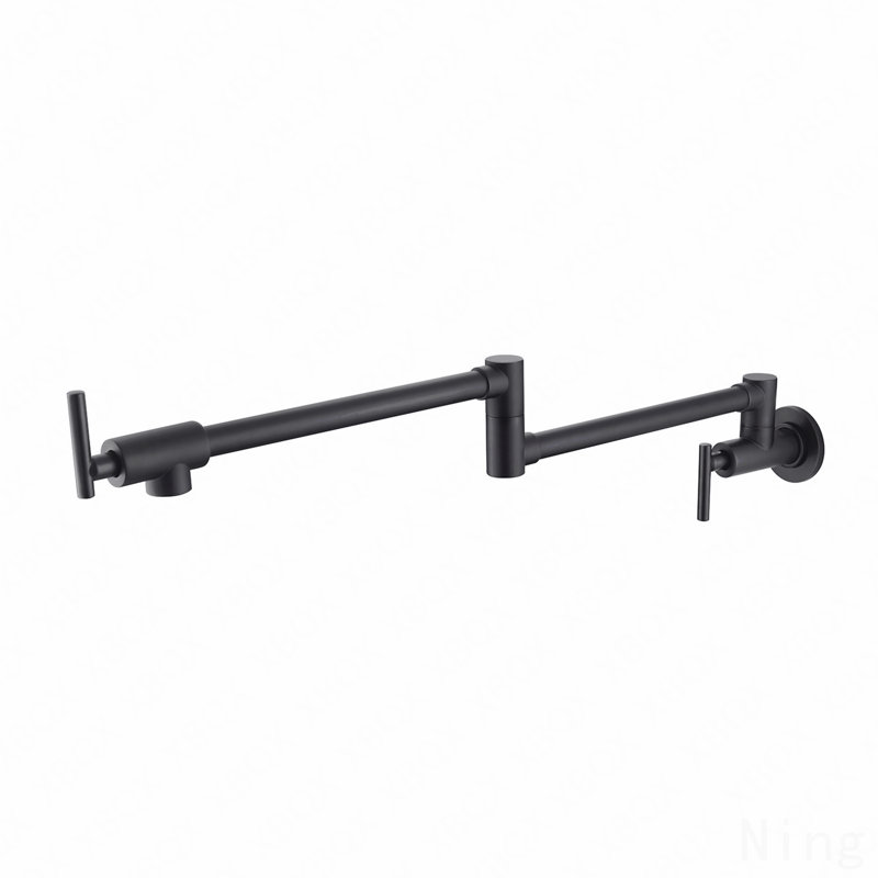 Robinet remplisseur mural, Noir mat