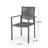 Outdoor Modern Aluminum Dining Chair With Rope Seat (Set Of 2)-2073856361