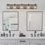 Applique murale Modern Vanity (ampoule non incluse)