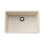 Precis SILGRANIT 27" Single Bowl Undermount Kitchen Sink - Soft White