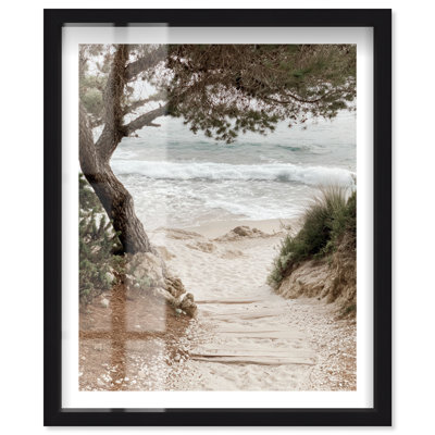 «Sea Breeze III», impression sur bois côtier par Notoriart, cadre noir, 30 x 36