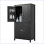 Armoire de rangement élégante pour salle de bain, unité de rangement pour salle de bain, armoire autoportante avec 4 portes-571958821