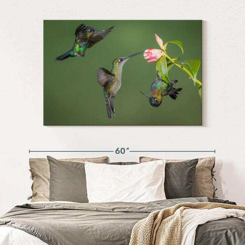 Brampt Three Hummingbirds, 34" H x 51" W