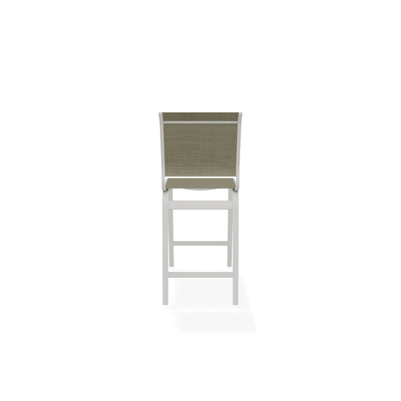 Tabouret de bar 26 po Holna, Bristol taupe Sunbrella®, Neige texturée