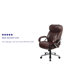 Blue Elephant Polyurethane Executive Chair with Headrest-404971839