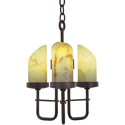 Luminaire suspendu unique / remarquable 3 lumières Dahlia