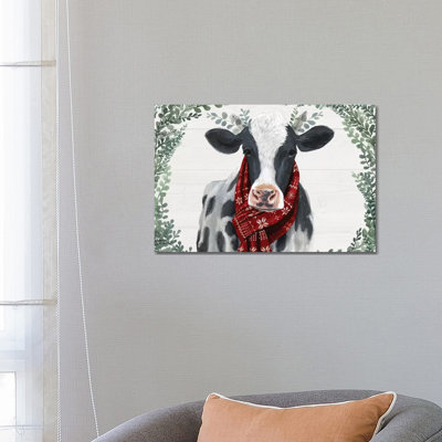Yuletide Farm Collection A by Victoria Borges - Wrapped Canvas Gallery-Wrapped Canvas Giclée