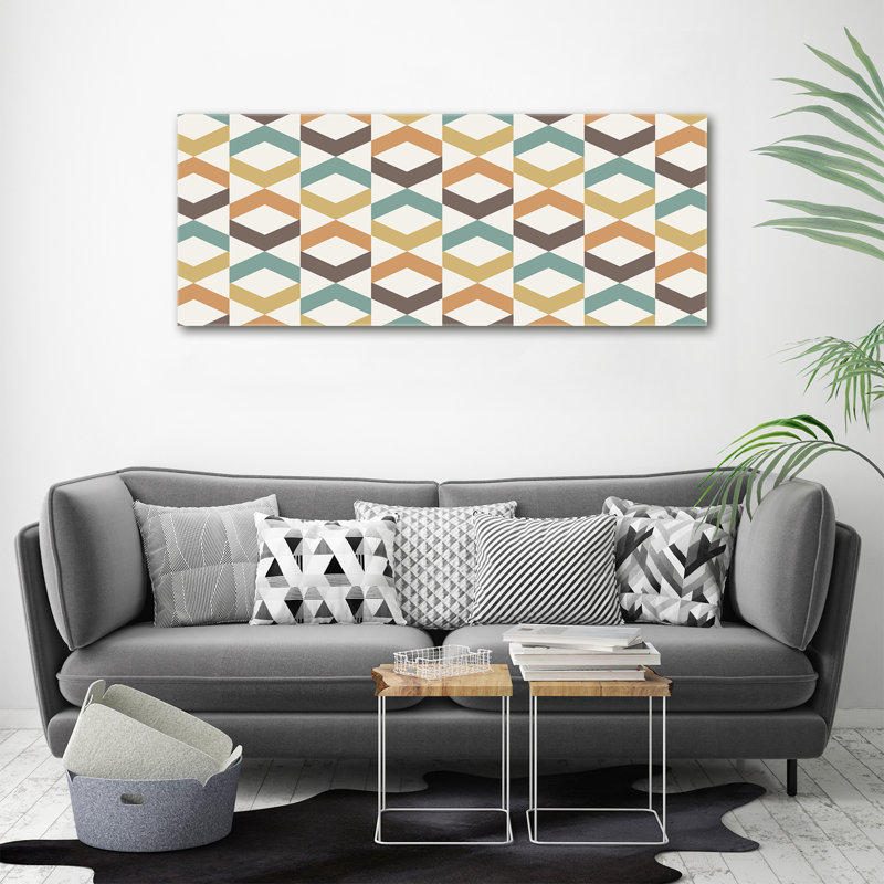 Retro Background - Wrapped Canvas Print