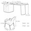 Bureau en pierre frittée en bois massif-2143217426