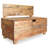 vidaXL Wooden Bench with Storage, Rustic Style, Reclaimed Wood, 33.9"x15.7"x23.6" Brown