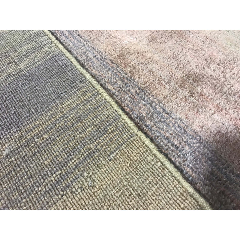 Wool Striped Area Rug in Multicolor