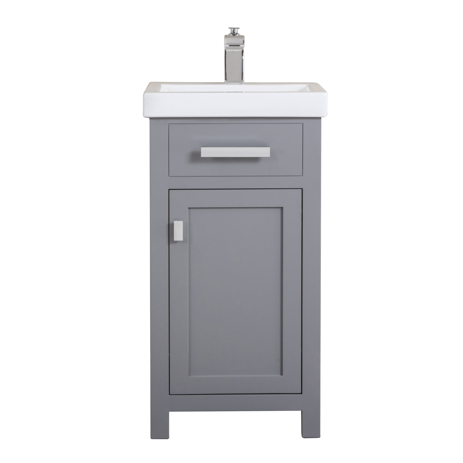 Caitlyn 17.3'' Single Bathroom Vanity, Gray