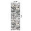 Tapis floral intérieur / extérieur gris-110742412
