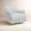 Elle Ruffle Slipcover Armchair-705559994