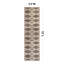Tapis beige et brun de style sud-ouest-877088300