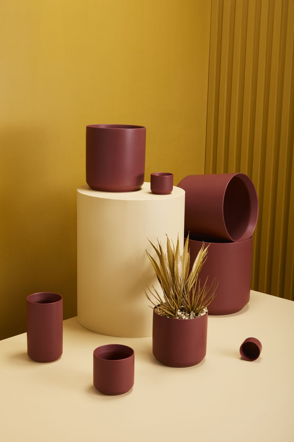 Aveley 5" Ceramic Pot Planter, Brown