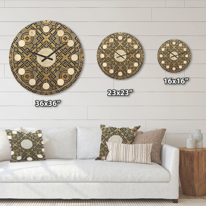 Horloge murale Luxury Geometrics XX, Très grand