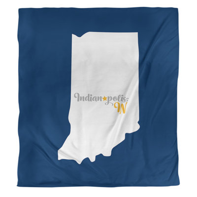 Housse de couette simple polis Indiana