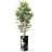 Artificial Tree in Contemporary Geometric Pattern Planter Fake Bamboo Silk Tree Plant Pot Plus Tree-103592541