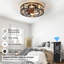 Modern Ceiling Fan With Light Remote Control, 3 Solid Wood Blades, Suitable For Indoor And Outdoor